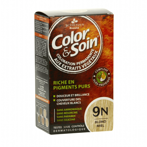 3 Chenes Color & Soin Coloration Blond Miel 9N