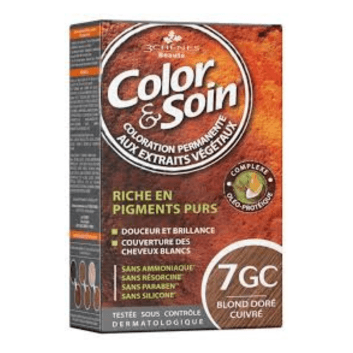 3 Chenes Color & Soin Coloration Blond Dore...