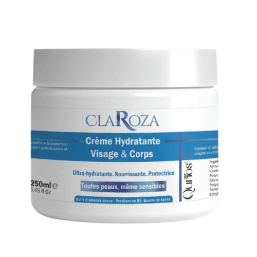 Claroza Creme Hydratante Visage Et Corps 250ML
