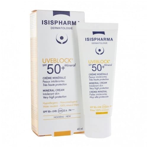 Isispharma Uveblock Creme Minerale Spf50+ 40ML