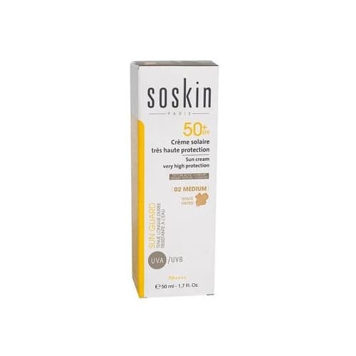 Soskin 02 Creme Solaire Teintee Medium Spf50+ 50ML