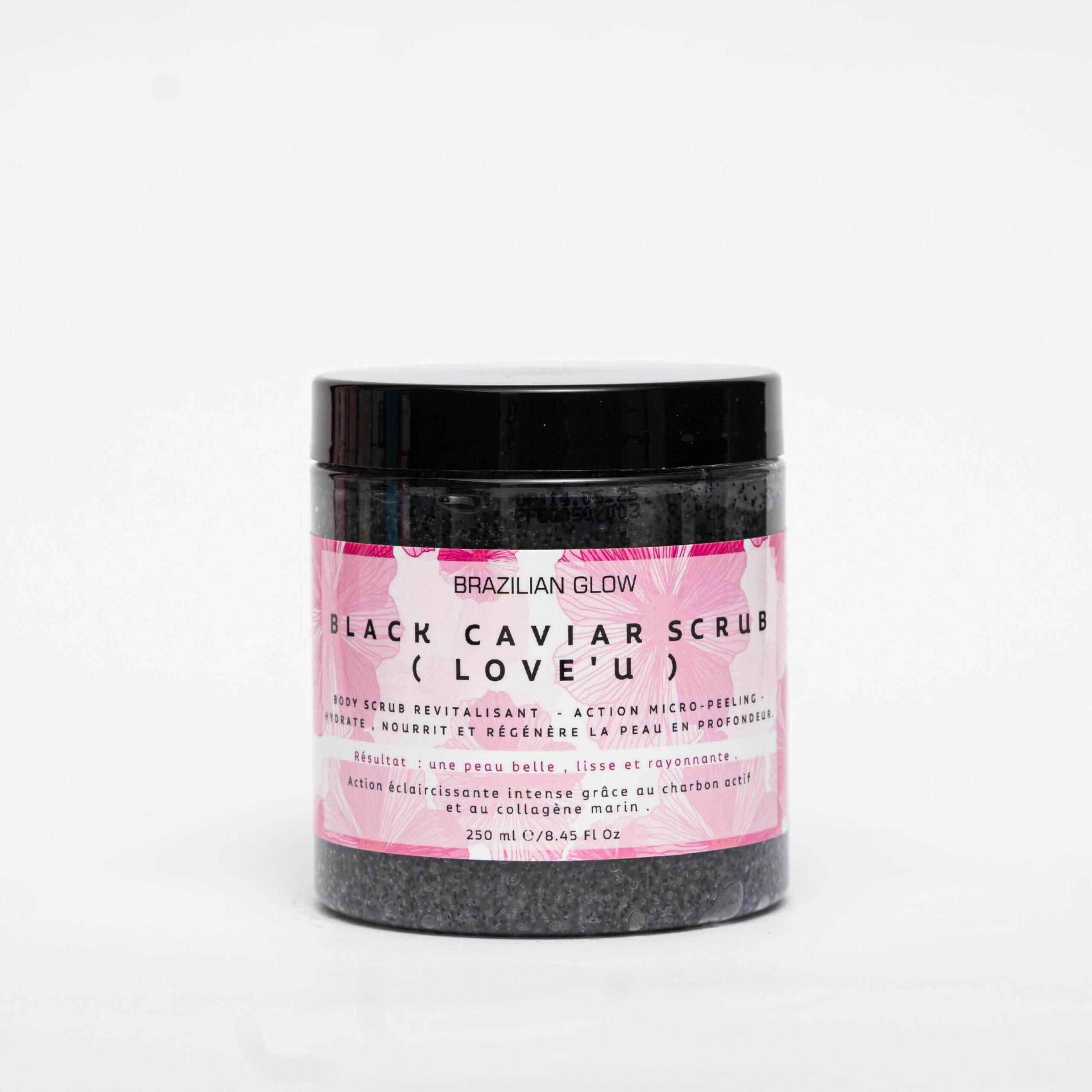 Brazilian Glow Black Caviar Scrub Love U (date Exp 06/2026)