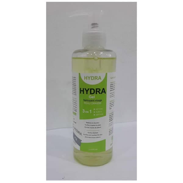 Hydra GEL Nettoyant Visage Peaux Grasse 230 ML (emballages Deffectueux)
