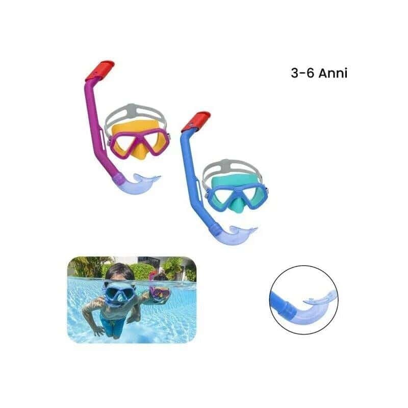 Jouet : Masque De Snorkeling Avec Embout Pour Enfants Glider Couleurs Assorties 24023