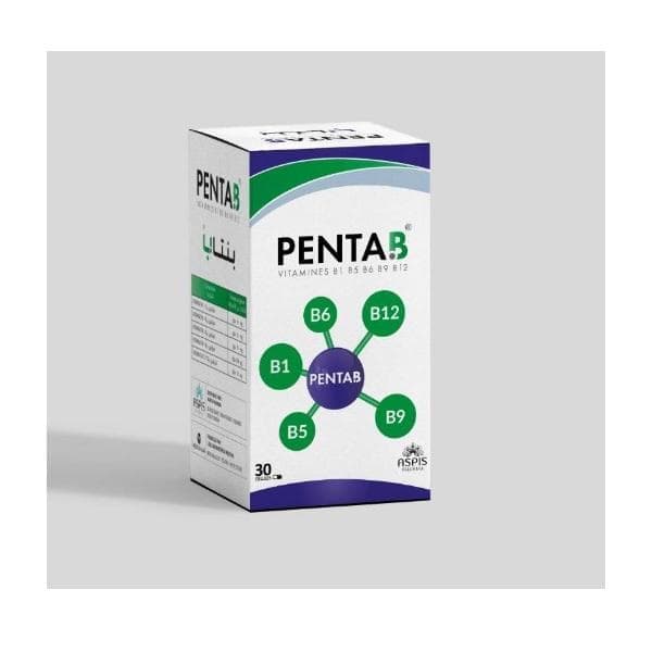 Penta B Vit B1/b2/b5/b9/b12 Gelules
