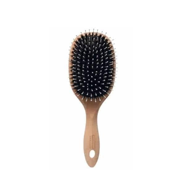 Titania Brosse Pneumatique Nature Erable Poils Sanglier/nylon 25 Cm 2861