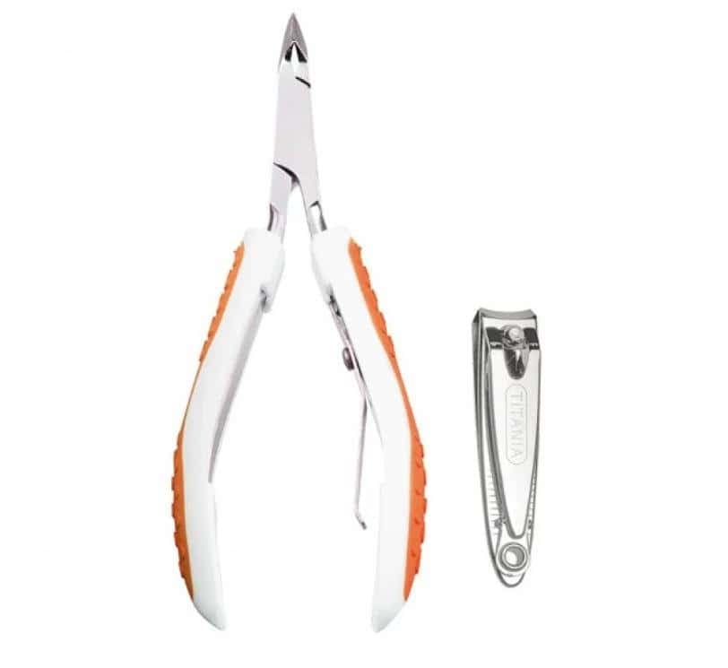 Titania Pince A Ongles Soft Touch 1056 St Bop + Coupe Ongles 1052/1