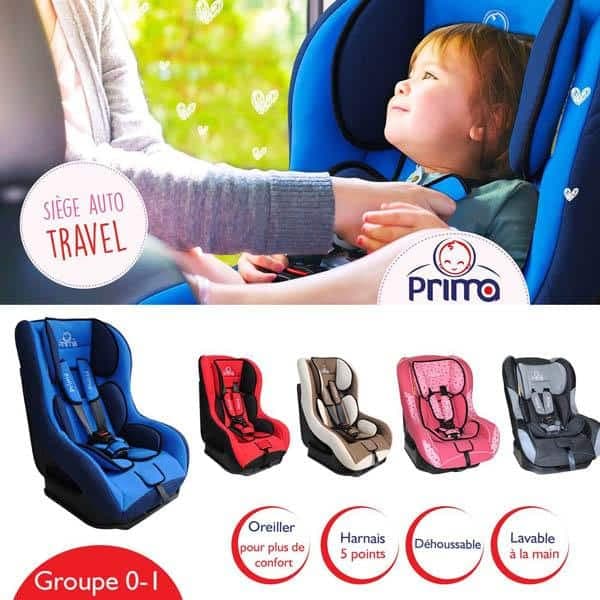 Prima Baby Siege Auto Travel Grege