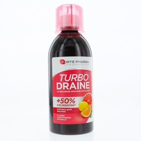 Forte Pharma Turbodraine Minceur Agrume 500ml Lot De 2