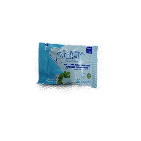 Plaisir Fresh Pocket Peppermint/menthe B/20