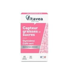 Vitavea Expert Graisses Et Sucres 40 Gelules (emballage Defectueux )