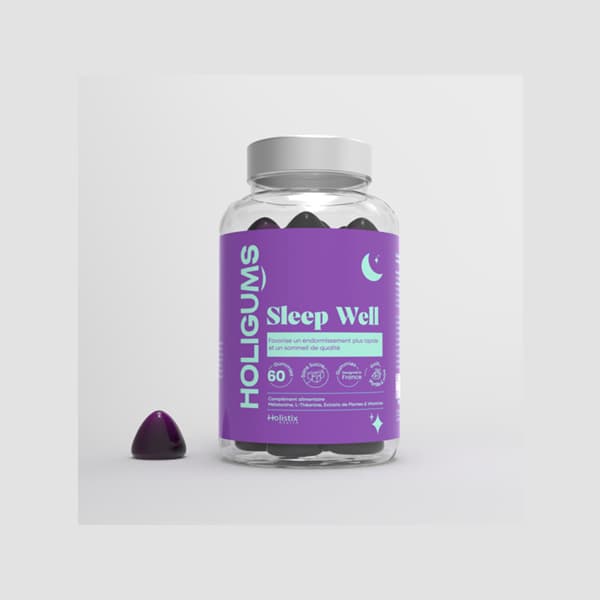 Holistix Health Holigums Sleep Well Cassis 60 Gummies