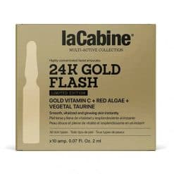 La Cabine Ampoules 24K Gold Flash Edition Limitee 10×2 ML (emballages Defectueux)