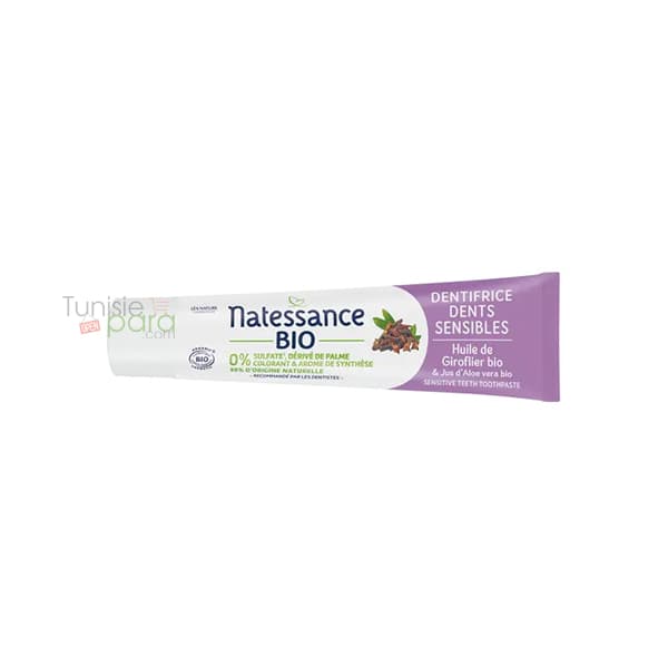 Natessance Dentifrice Dents Sensibles Bio