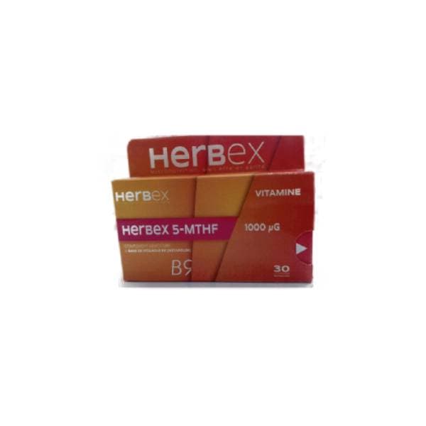Herbex 5-MTHF 1000 % Μg 30 Gelules
