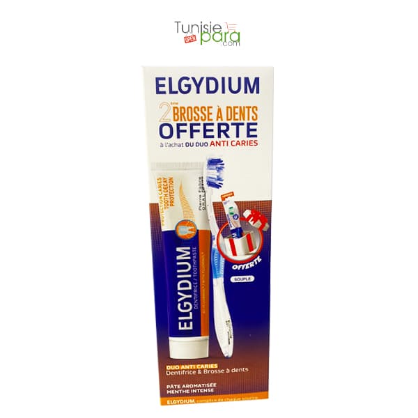 Elgydium Dentifrice Protection Caries + Brosse A Dents Souple (2eme Offerte)