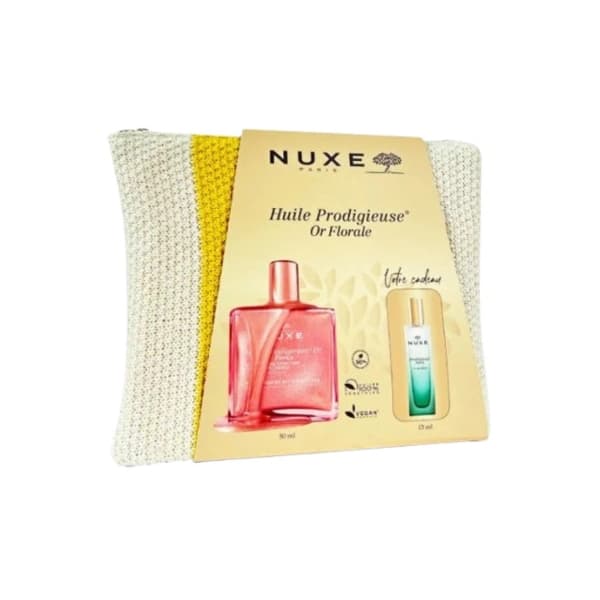 Huile Prodigieuse Or Florale + Trousse + Mini Parfum Neroli 15 ML Offerts