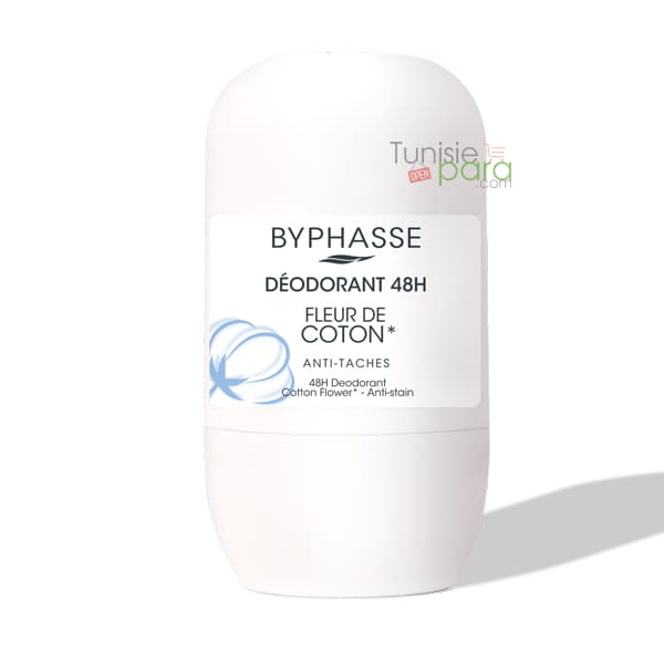 Byphasse Roll On Deo Anti Tache Fleur De Coton 50 ML