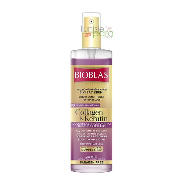 Bioblas Apres-shampoing Liquide Collagen Et Keratin 200ML
