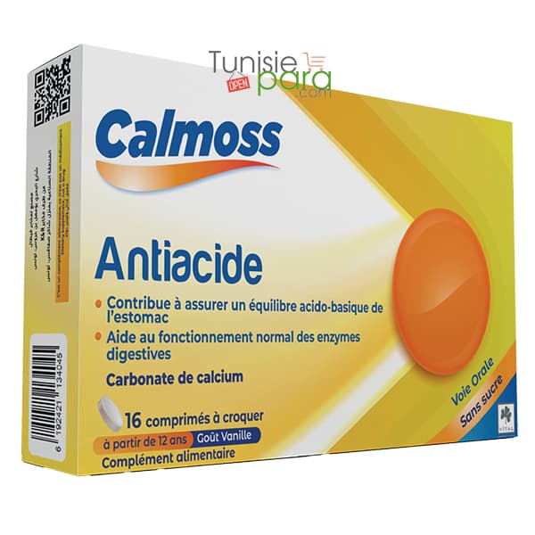 Vital Calmoss Antiacide Boite 16 Comprime