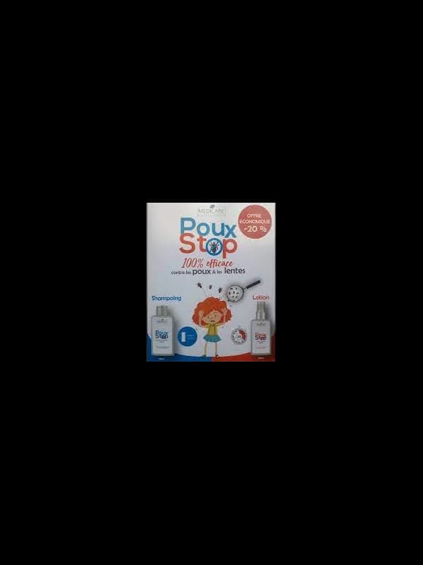 Medicare Pouxstop Shampooing Anti Poux + Lotion Assainissante