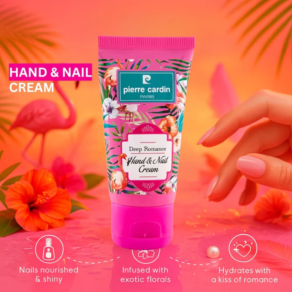 Pierre Cardin Paris Hand & Nail Cream 50ml-Deep Romance