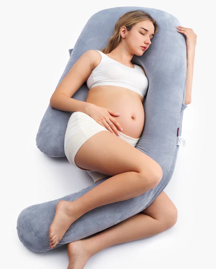 Momcozy Coussin De Grossesse Et Allaitement Gris