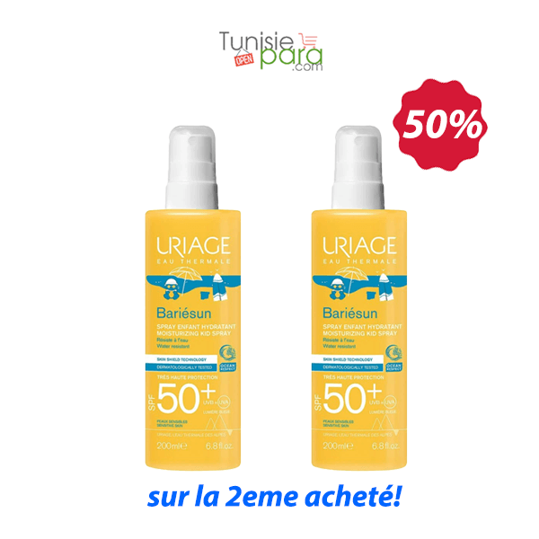 Uriage Bariesun Pack Spray Invisible Enfant 200 ML -50% Sur La 2eme Date D Expiration 10/2026