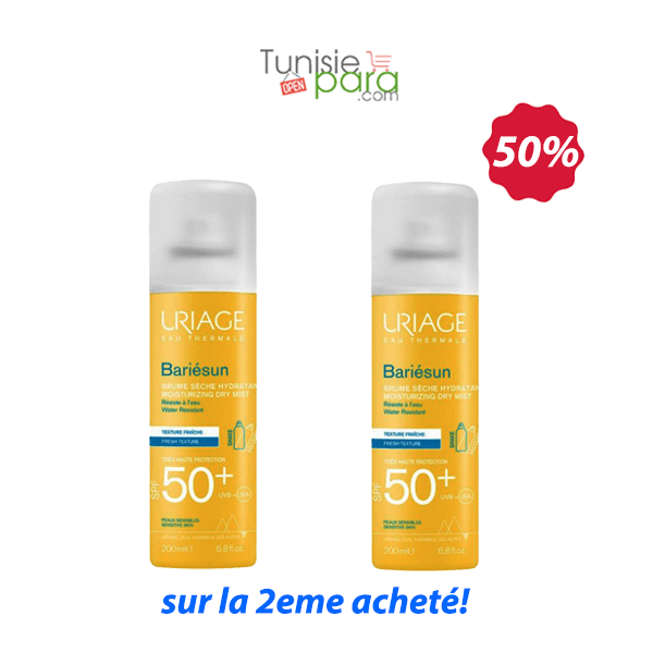 Bariesun Brume Seche Spf50+ 200ml -50% Sur La 2eme Date D Expiration 09/2026