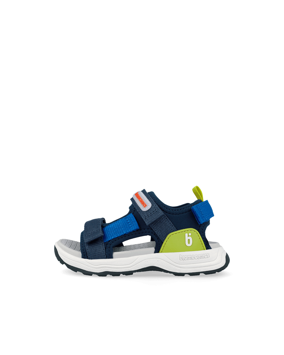 Sandales De Sport Pour Garcon – Bleu Marine Et Vert Lime Ref: 262242-A089
