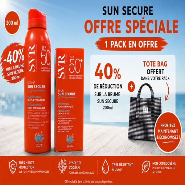 Pack SVR Sun Secure + Tote Bag Offert