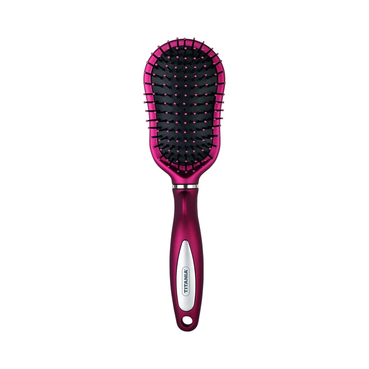 Titania Brosse Pneumatique Rouge 9 Rangees 24CM 1632