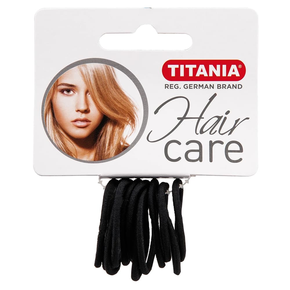 Titania 12 Elastiques Noirs 3cmX2mm 7800