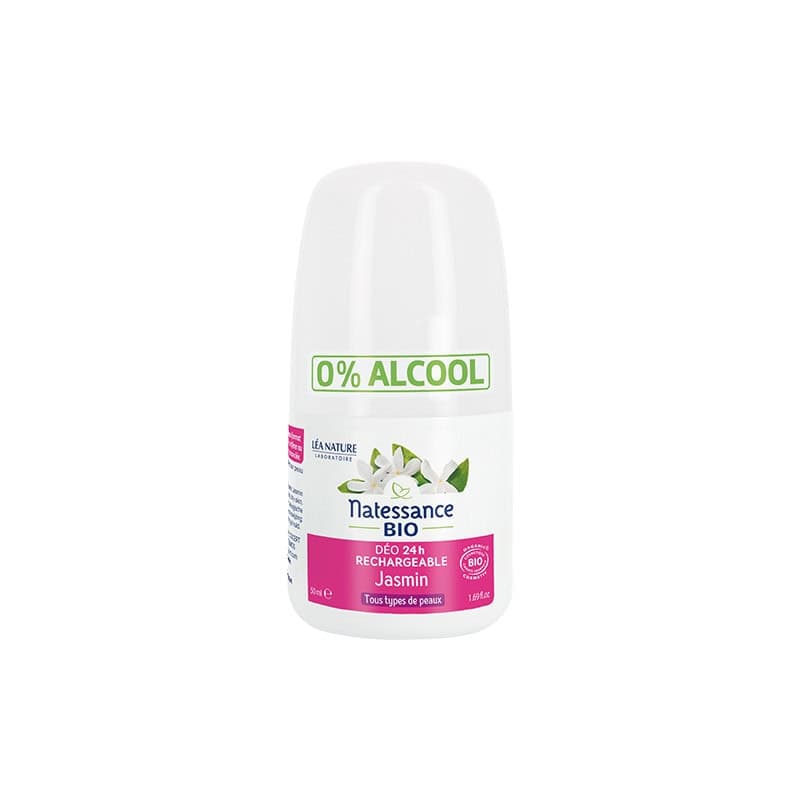 Natessance Deodorant 24h Rechargeable Jasmin Bio 50ml