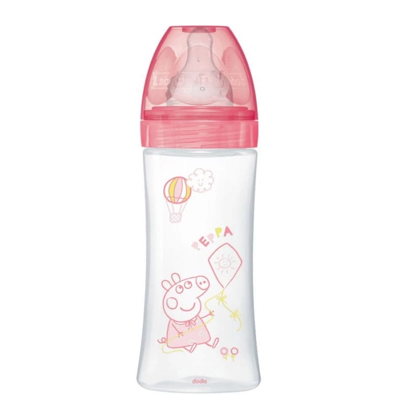 Dodie Biberon Anti-colique 6m+ Debit 3 Peppa Pig 330ml