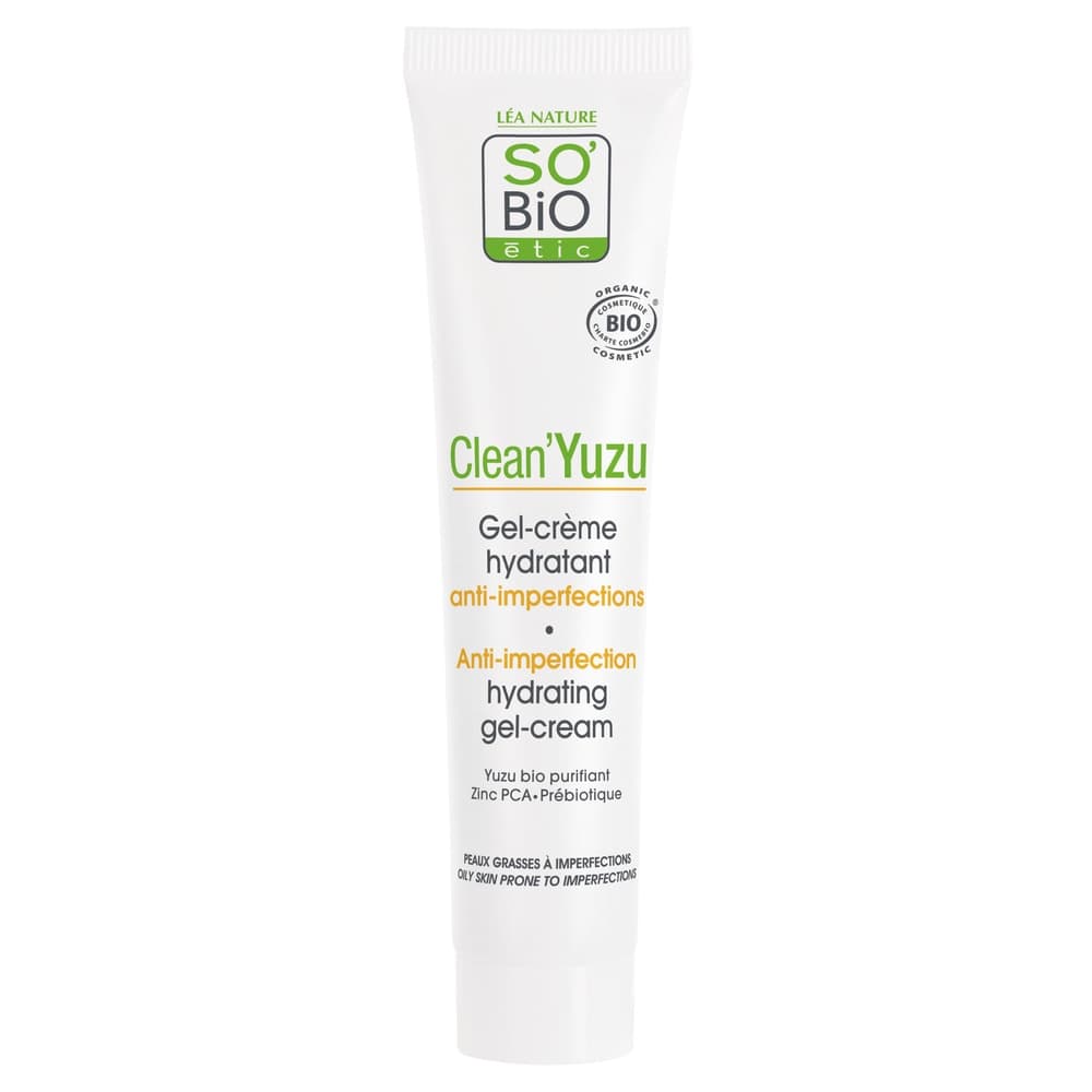 So Bio Clean Yuzu GEL Creme Hydratant Anti-imperfections Bio 40ml