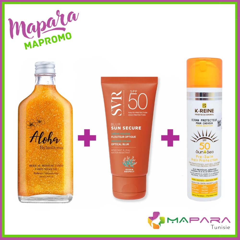 Trio Aloha Gold + SVR Blur + K-reine Ecran Protecteur Pour Cheveux