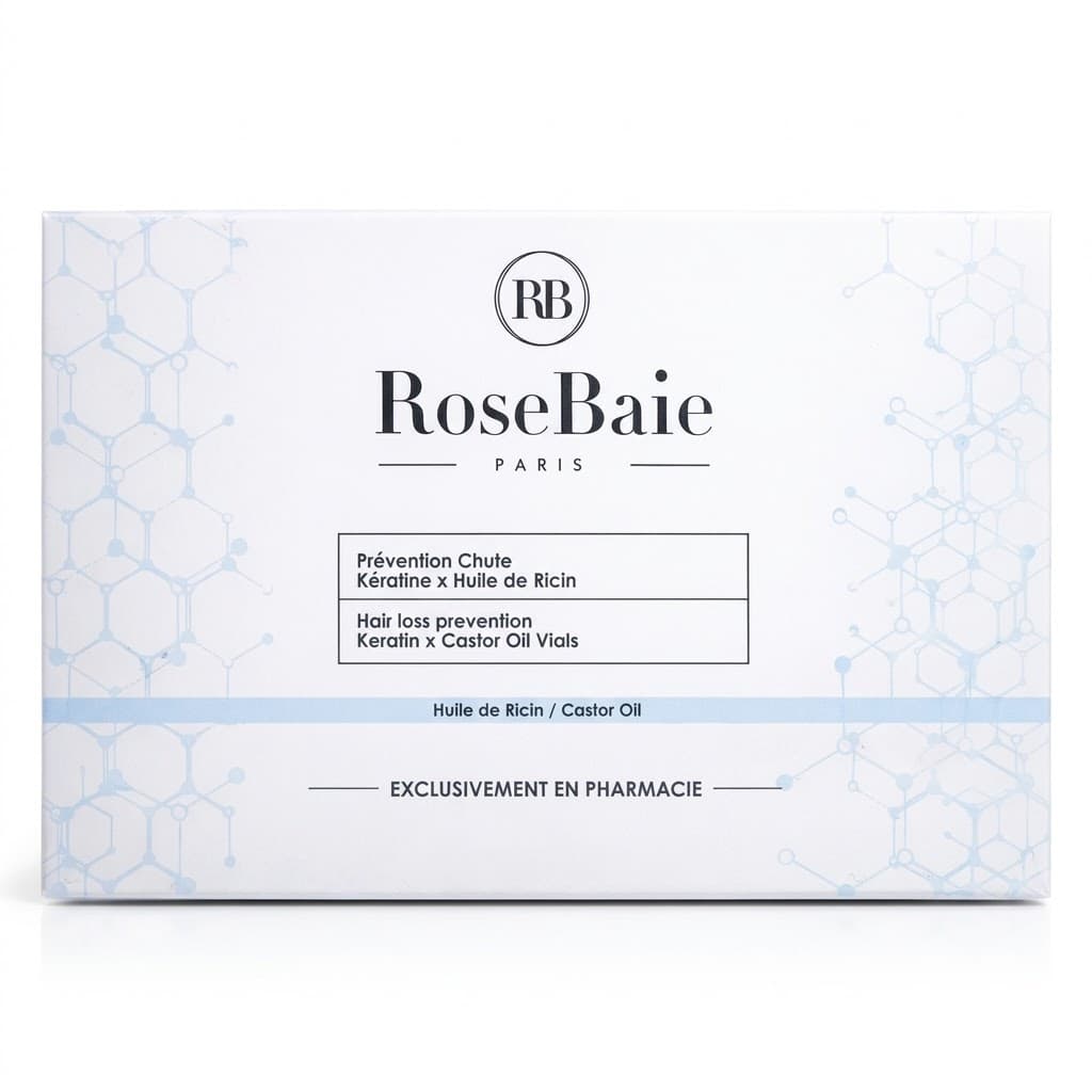 Rosebaie Ampoules Prevention Chute Ricin X Keratine