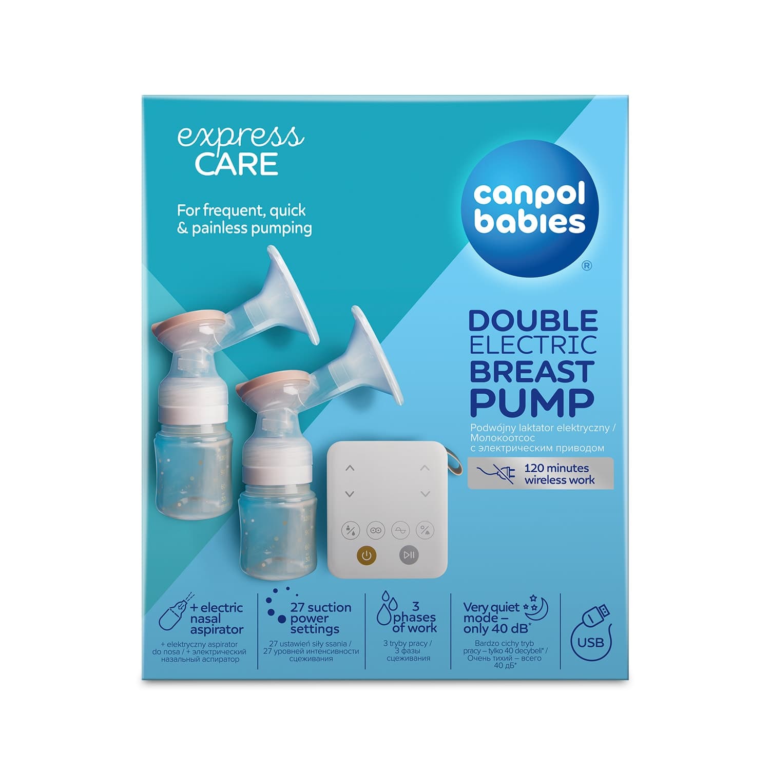 Canpol Tire-lait Electrique Double Expresscare 12/212