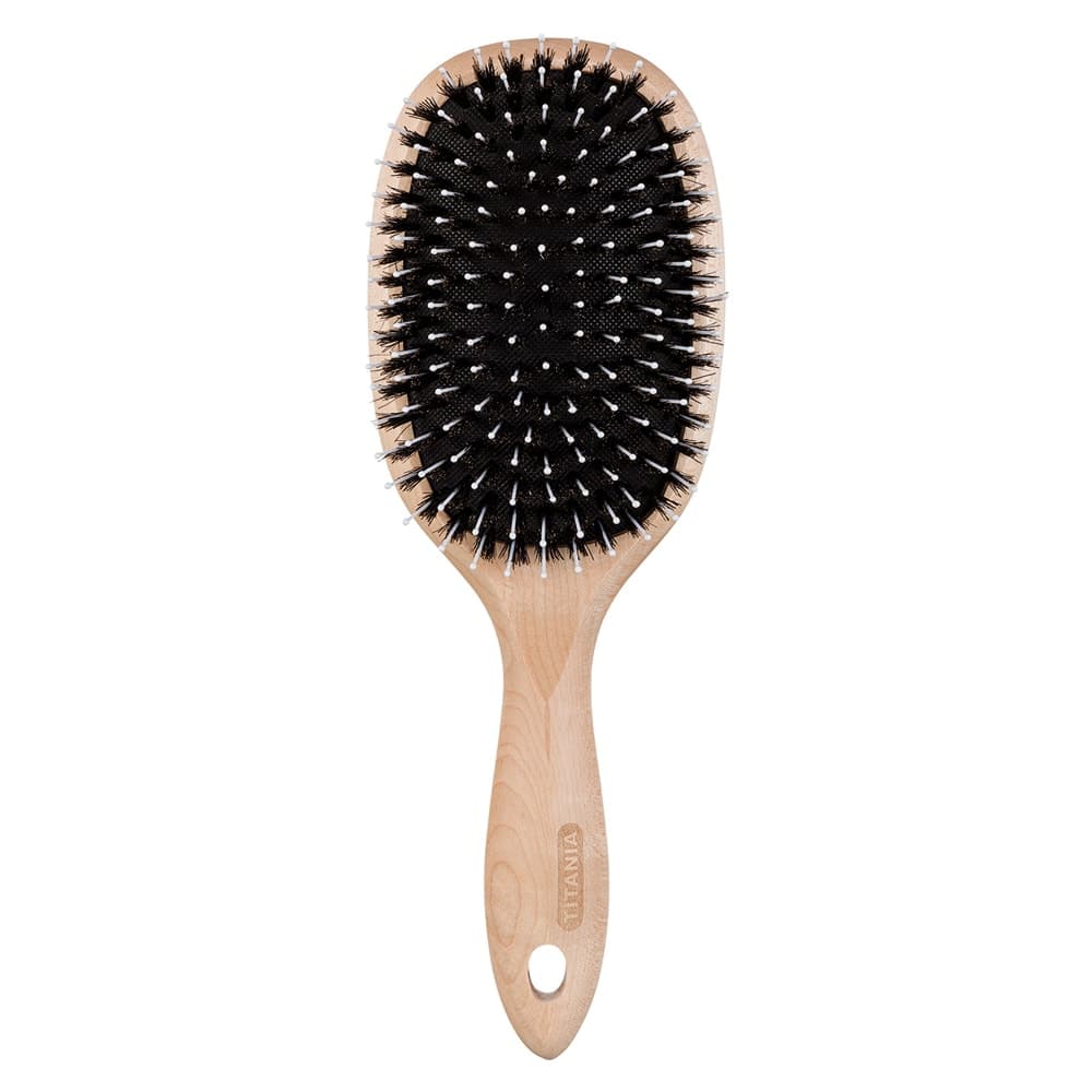 Titania Brosse Pneumatique Nature Erable 25CM 2861