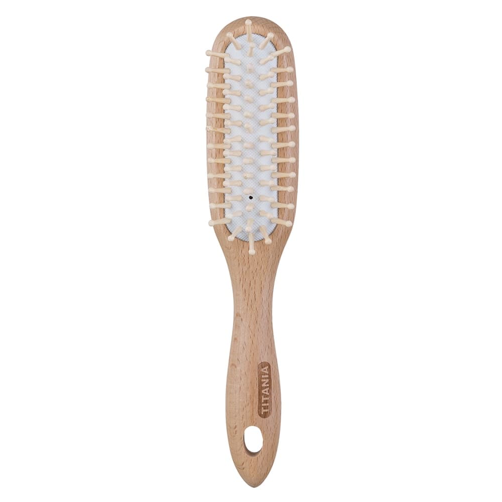 Titania Brosse Pneumatique Nature Hetre 21,5CM 2873