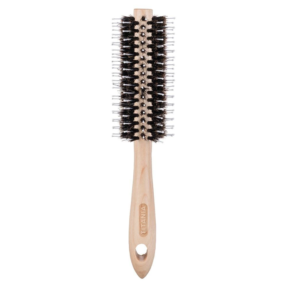 Titania Brosse Ronde Nature Erable 4X21CM 2864