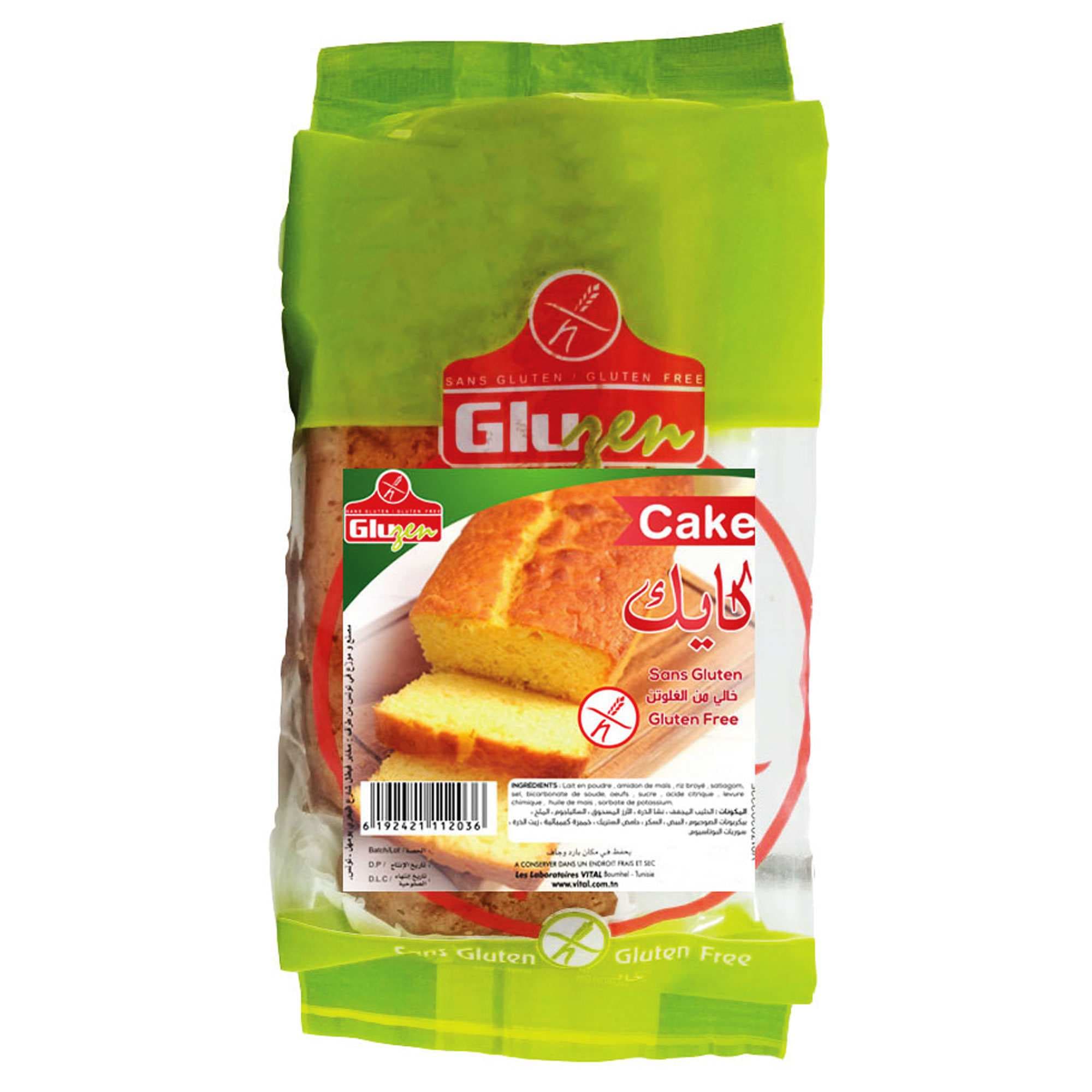 Gluzen Cake Sans Gluten 450g