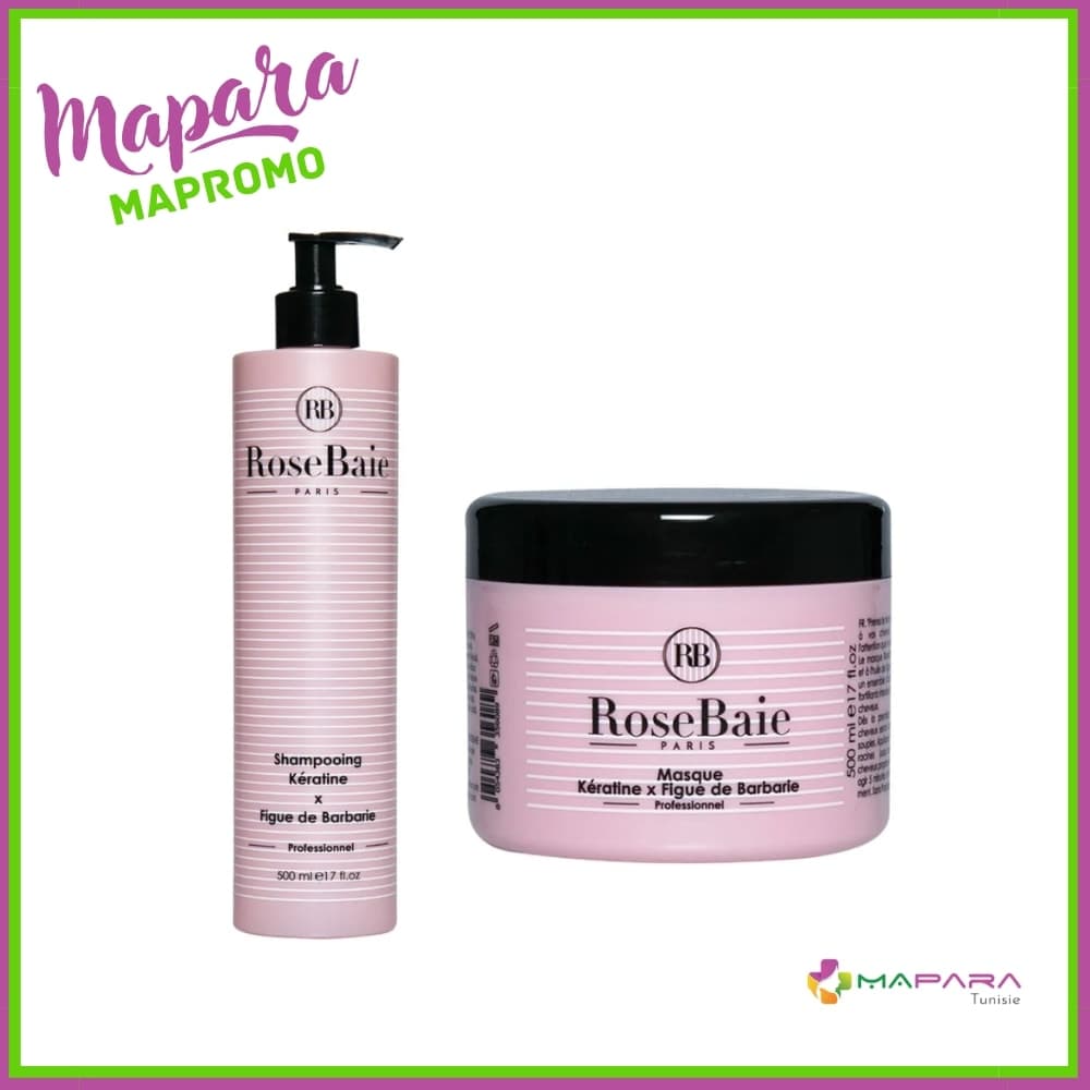 Rosebaie Duo Figue De Barbarie Masque Et Shampoing