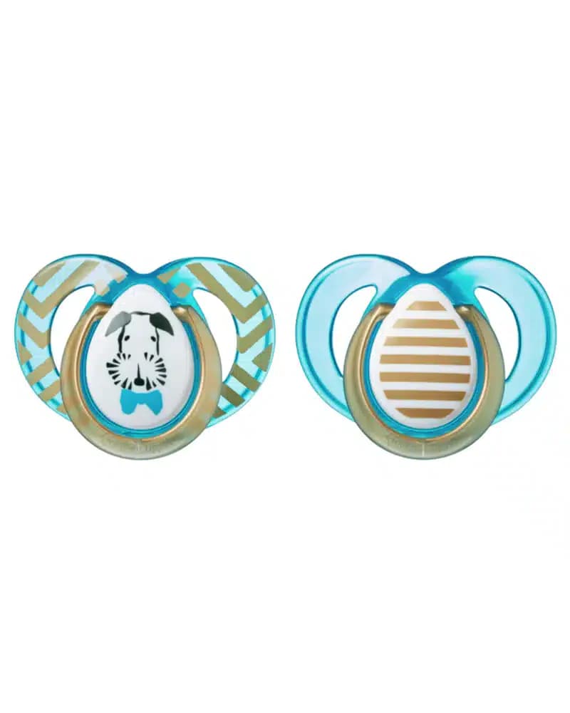 Tommee Tippee 2 Sucettes Moda Garcon 6-18M