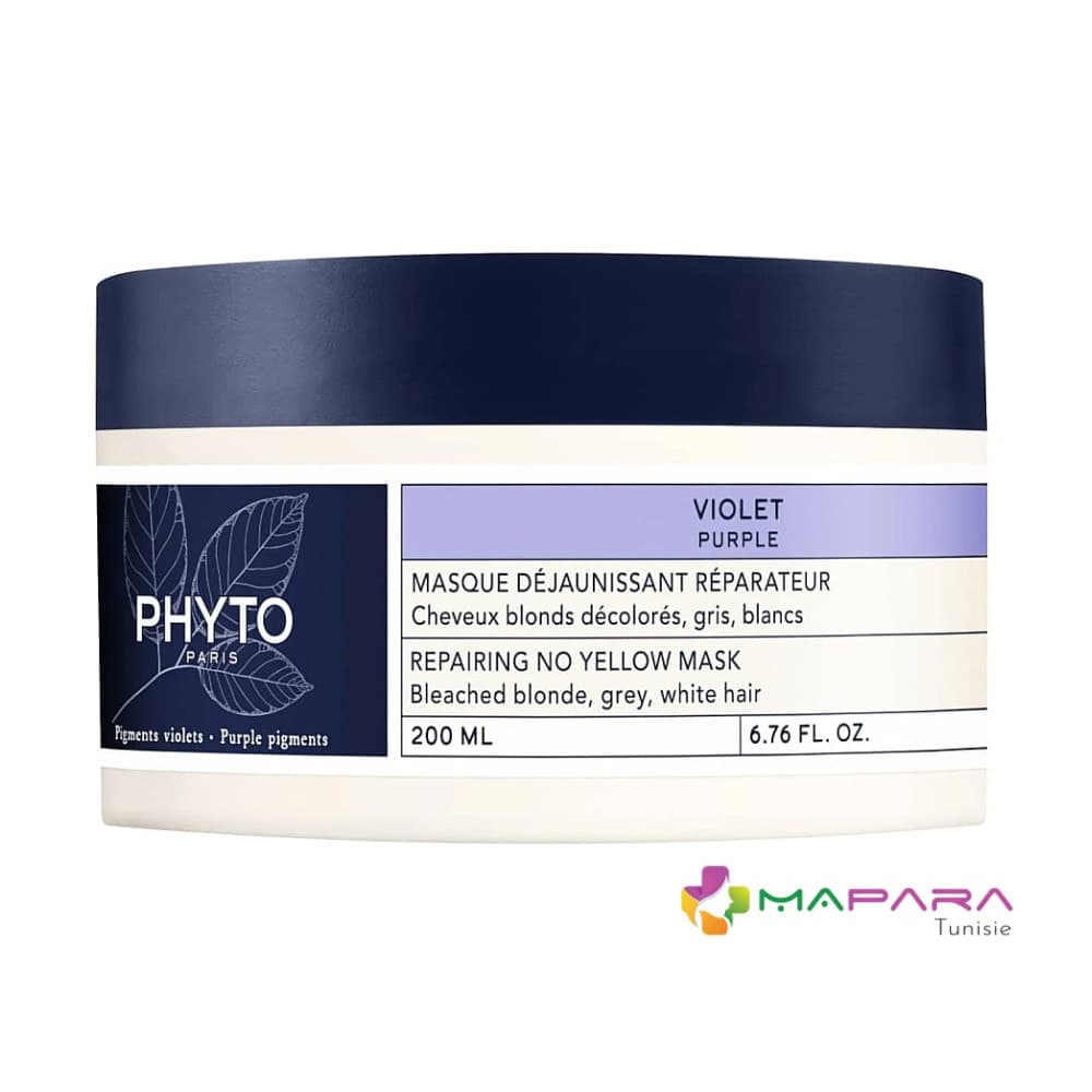 Phyto Violet Masque Dejaunissant Reparateur 200ml