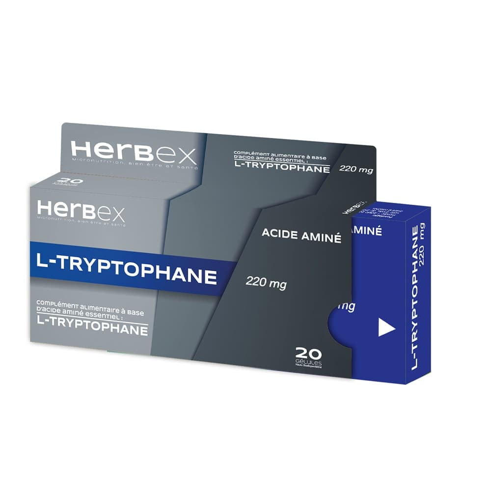 Herbex L-tryptophane 220 Mg 20 Gelules