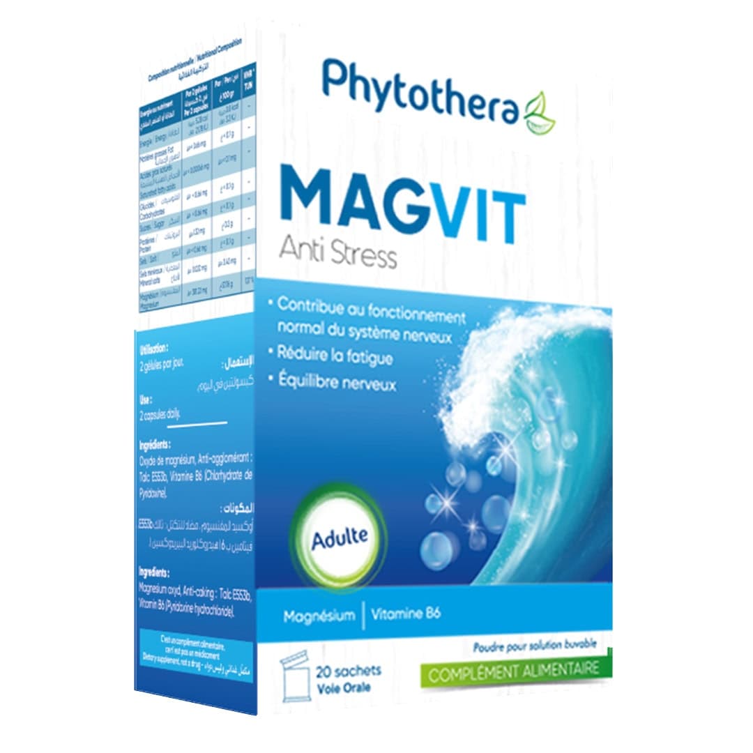Phytothera Magnesium Magvit 20 Sachets
