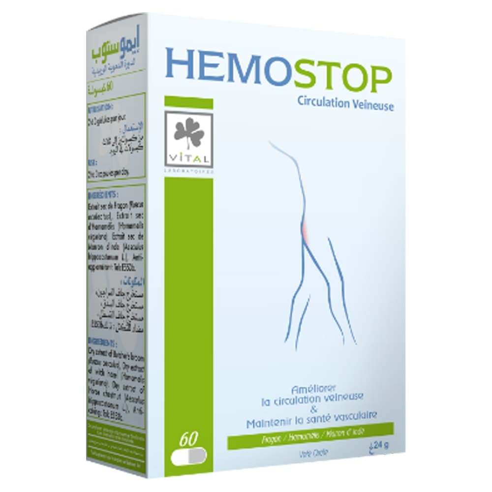 Vital Hemostop 60 Gelules