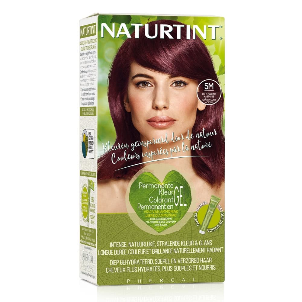 Naturtint Colorant Permanent En GEL 5M Chatain Clair Acajou 170ml